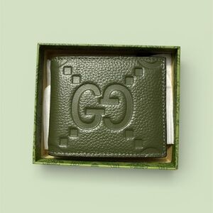 Green Gucci Leather Wallet